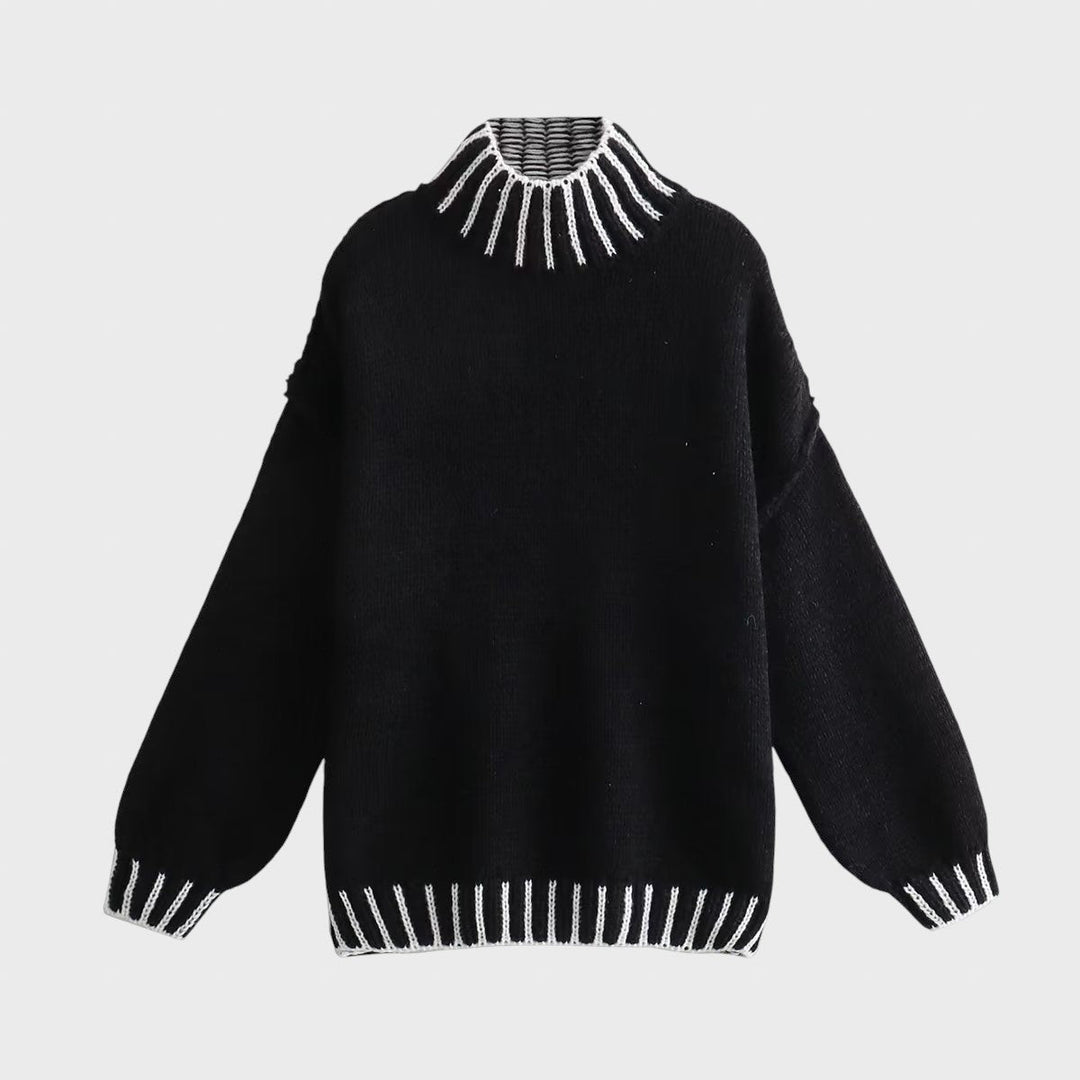 Lora™ - Paris Oversized плетен пуловер