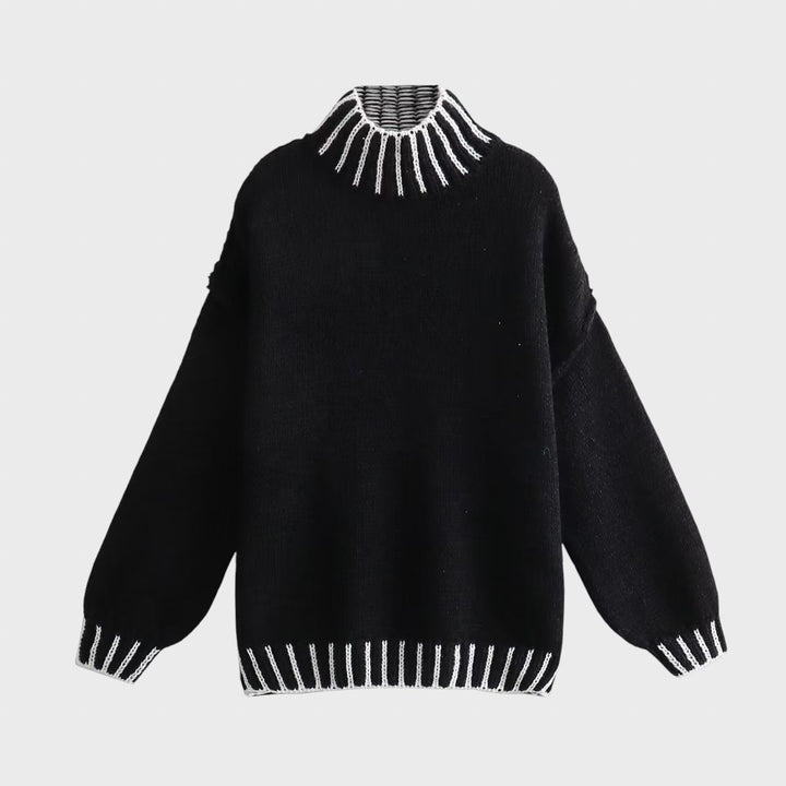 Lora™ - Paris Oversized плетен пуловер