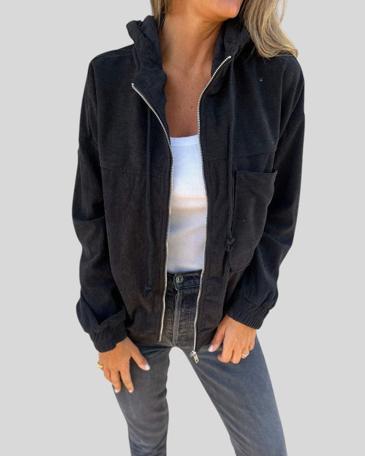 Ognyana™ - Кадифено палто с цип