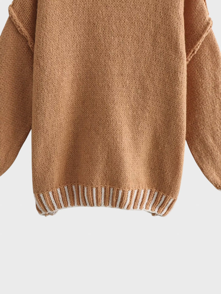 Lora™ - Paris Oversized плетен пуловер