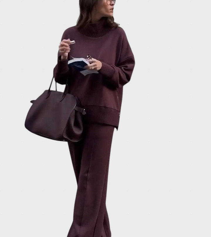 Petrana™ - Елегантен комплект от две части с поло яка