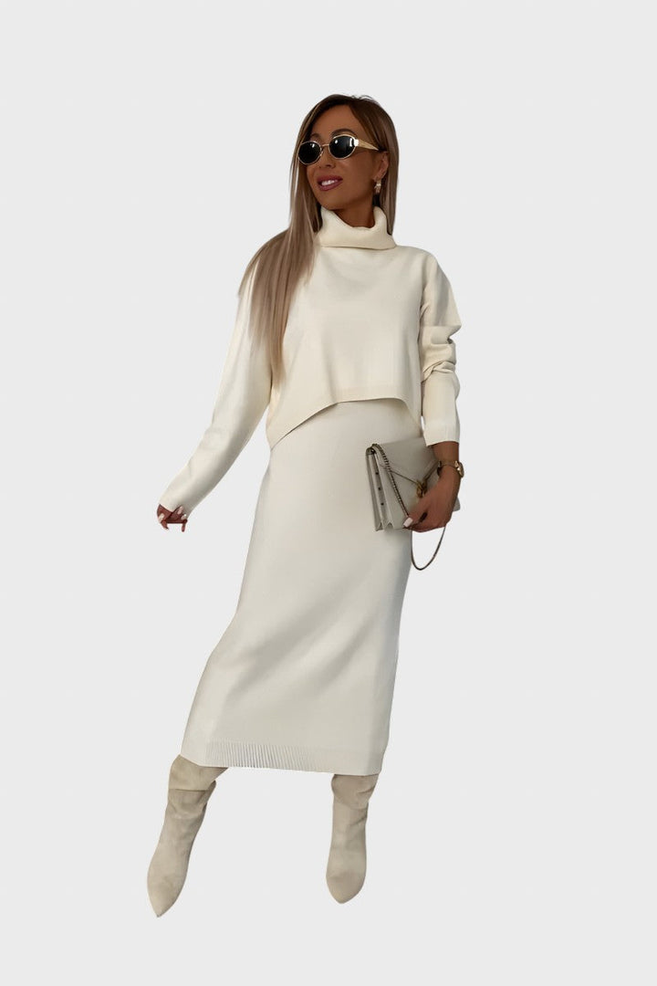 Viktoria™ - Елегантен плетен комплект от две части