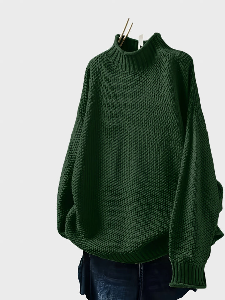 Dragomira™ - Голям пуловер с висока яка