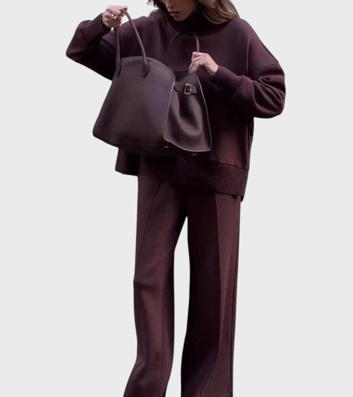 Petrana™ - Елегантен комплект от две части с поло яка