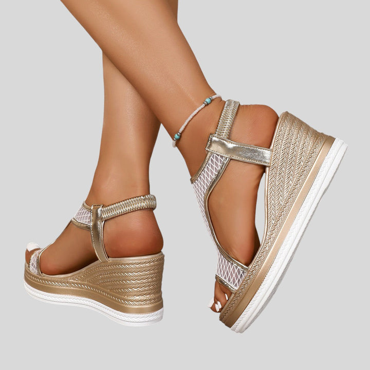 Vili™ - Ортопедични сандали с клиновиден ток