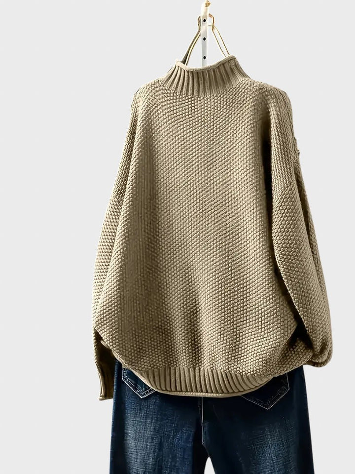 Dragomira™ - Голям пуловер с висока яка