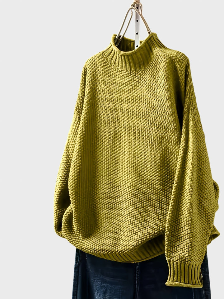 Dragomira™ - Голям пуловер с висока яка