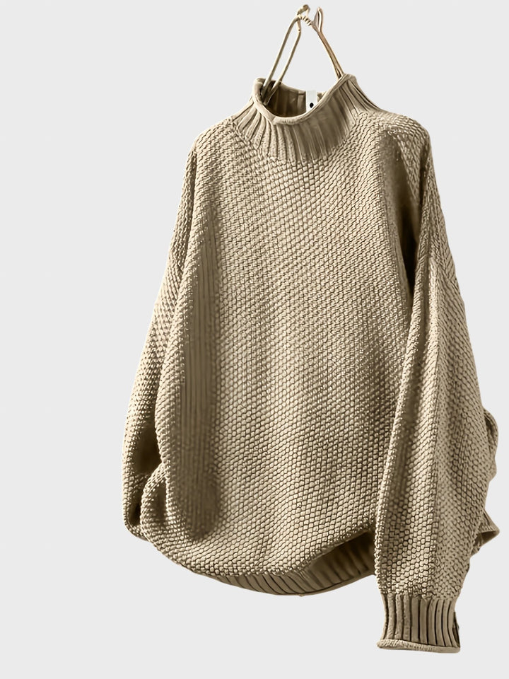 Dragomira™ - Голям пуловер с висока яка