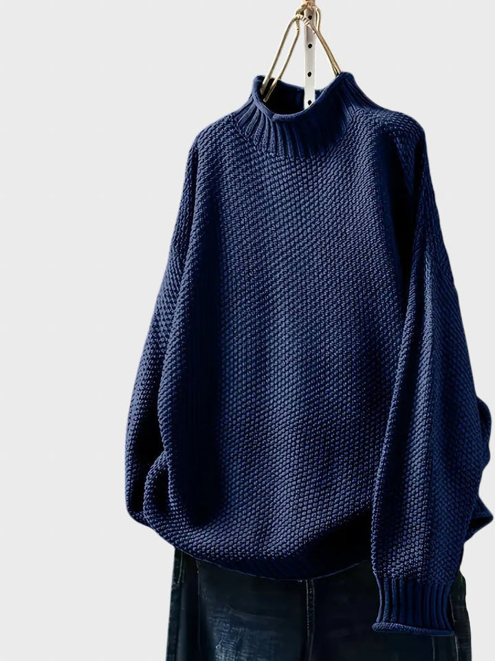 Dragomira™ - Голям пуловер с висока яка