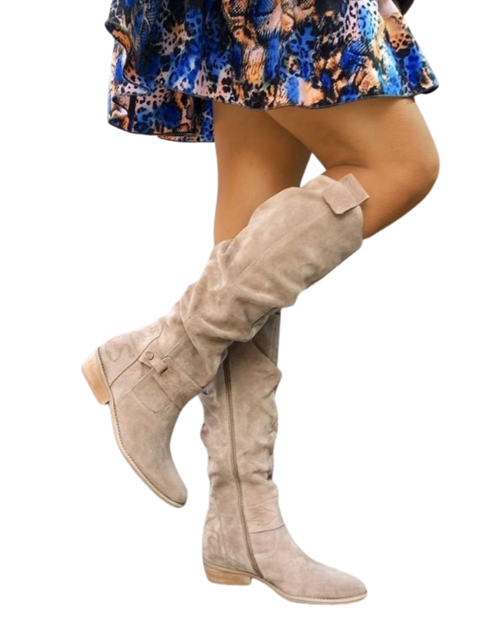 Kosara™ - Удобни и топли велурени ботуши