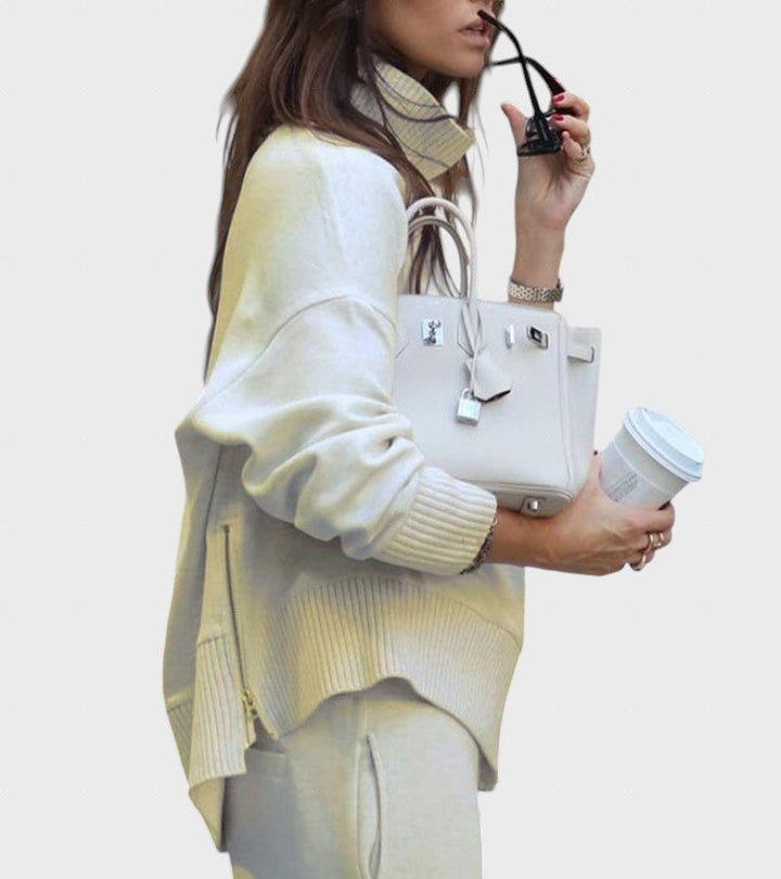 Petrana™ - Елегантен комплект от две части с поло яка