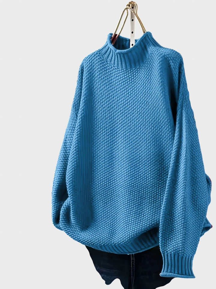 Dragomira™ - Голям пуловер с висока яка