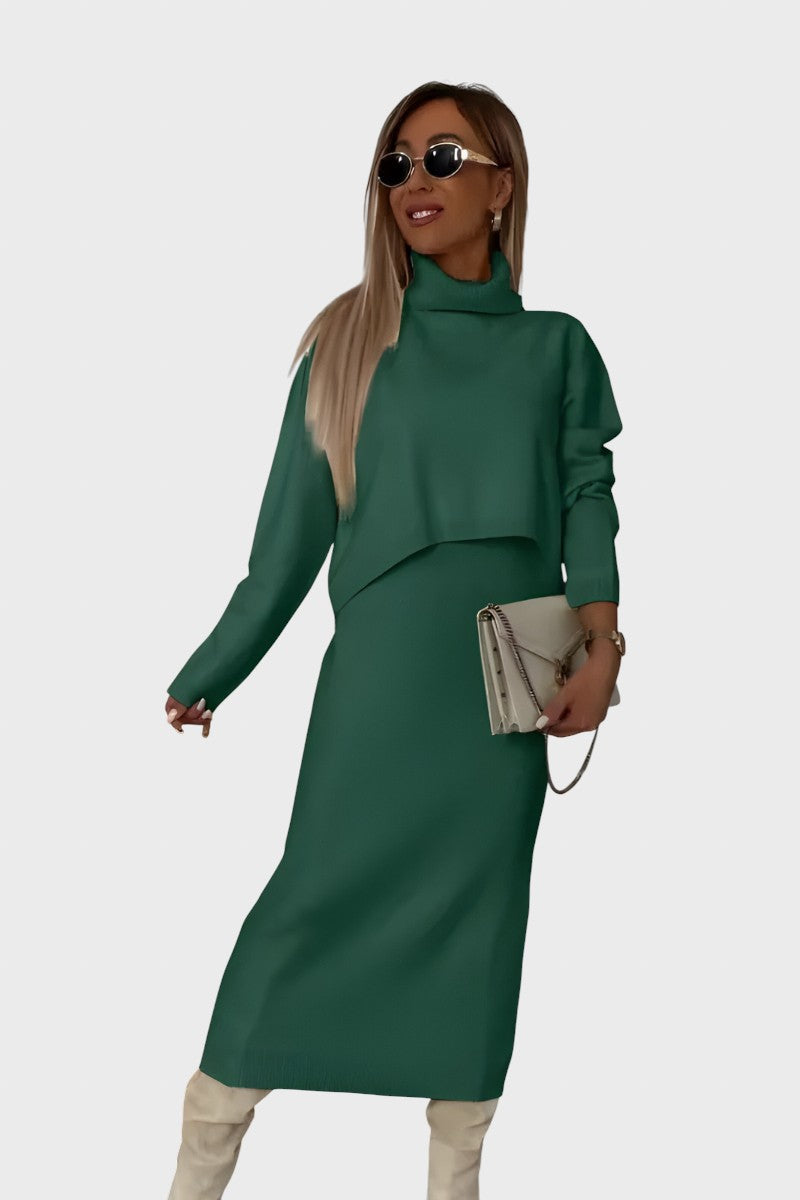 Viktoria™ - Елегантен плетен комплект от две части