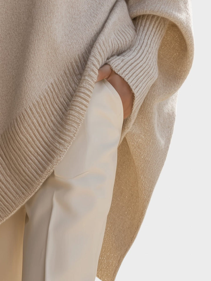 Bilyana™ - Оувърсайз пуловер с пончо