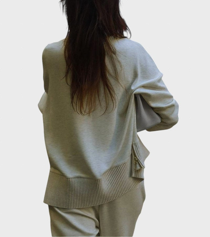 Petrana™ - Елегантен комплект от две части с поло яка