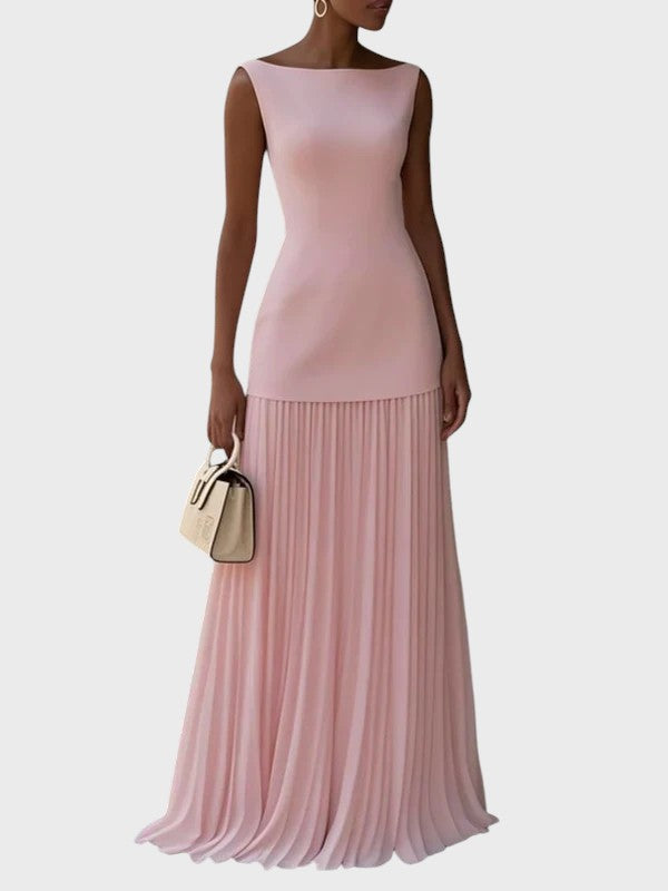 Ekaterina™ – Дълга рокля без ръкави с волани