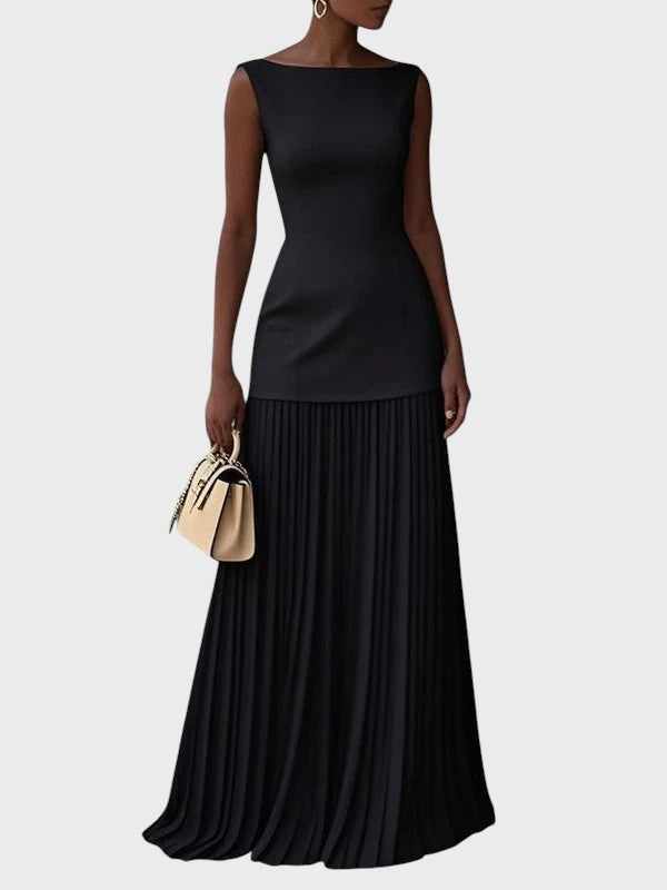 Ekaterina™ – Дълга рокля без ръкави с волани