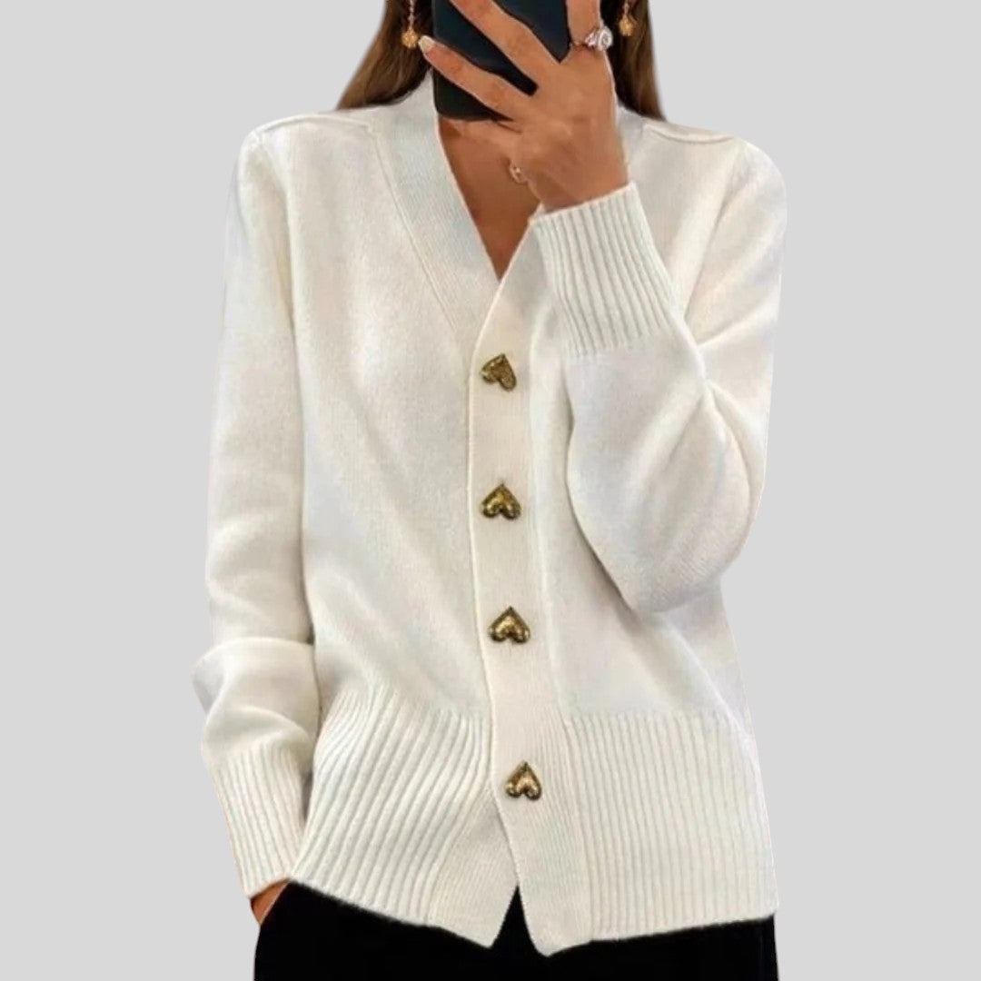 Lenka™ - Жилетка с копчета във формата на сърце