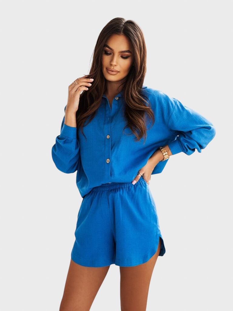 Bonka™ - Комплект риза и шорти Santorini