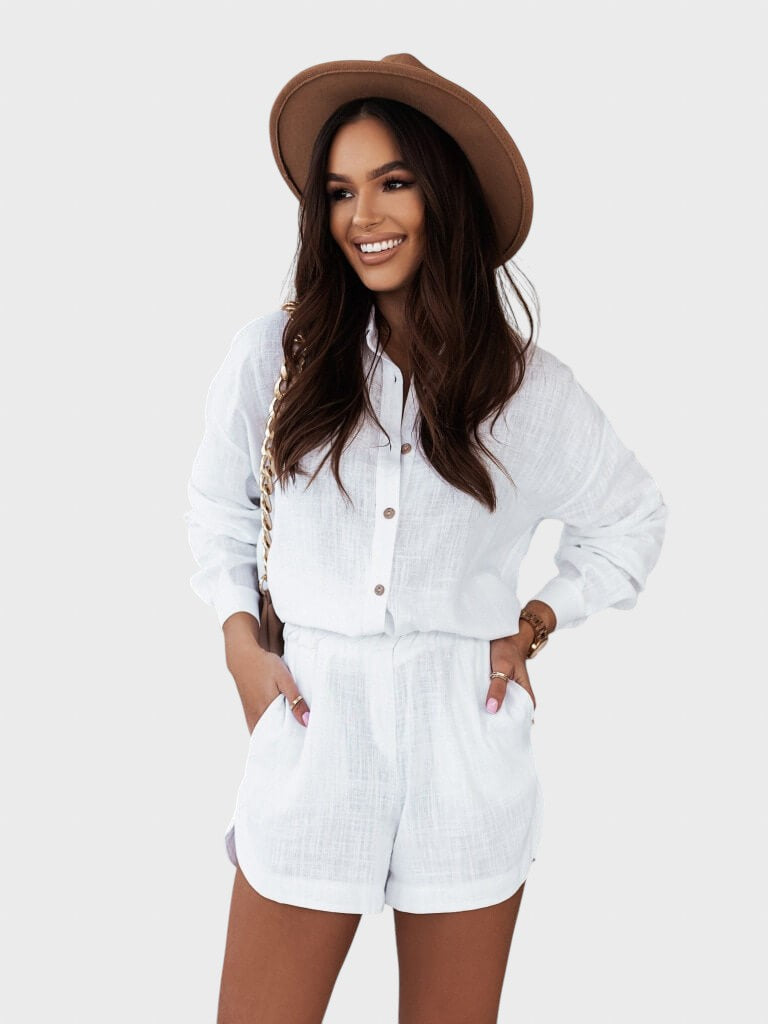 Bonka™ - Комплект риза и шорти Santorini