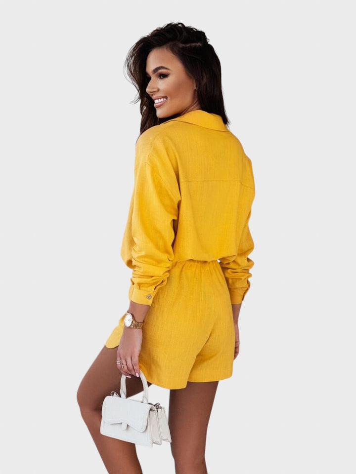 Bonka™ - Комплект риза и шорти Santorini