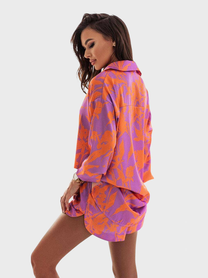 Bonka™ - Комплект риза и шорти Santorini