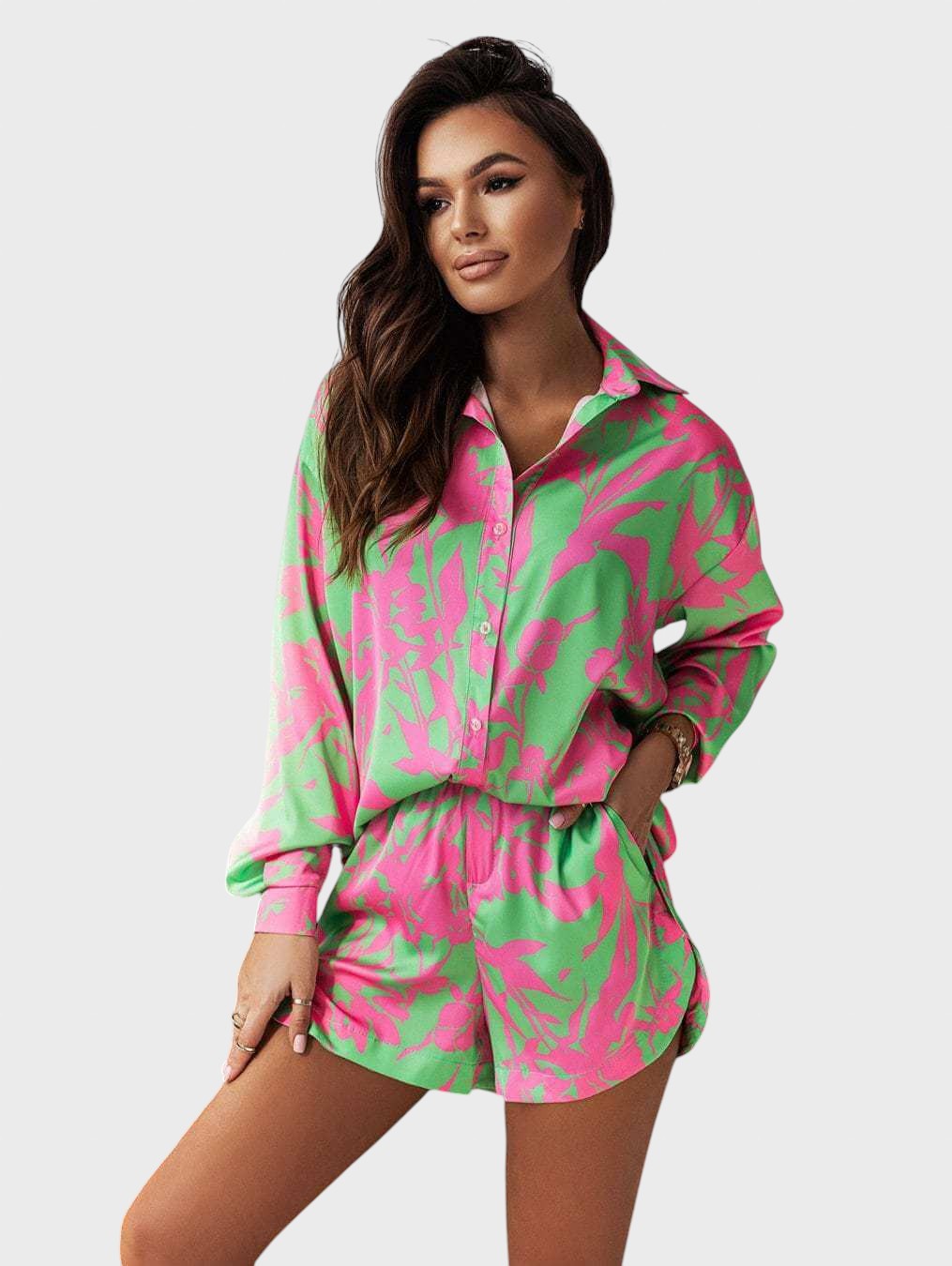 Bonka™ - Комплект риза и шорти Santorini