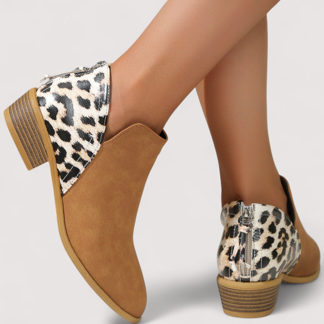 Todorka™ - Боти с леопардов принт