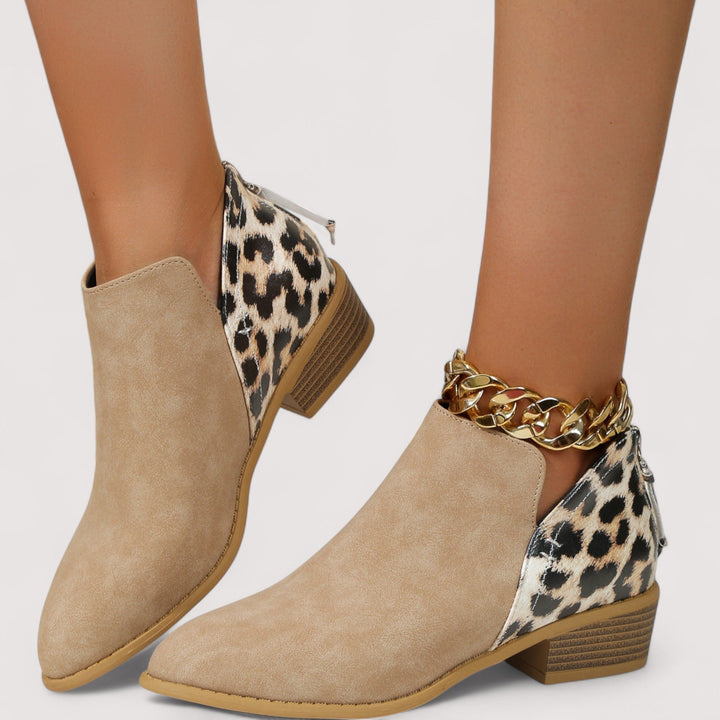 Todorka™ - Боти с леопардов принт