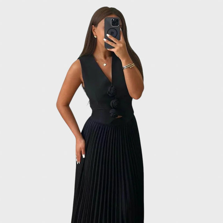 Boryana™ - Елегантен комплект от две части без ръкави