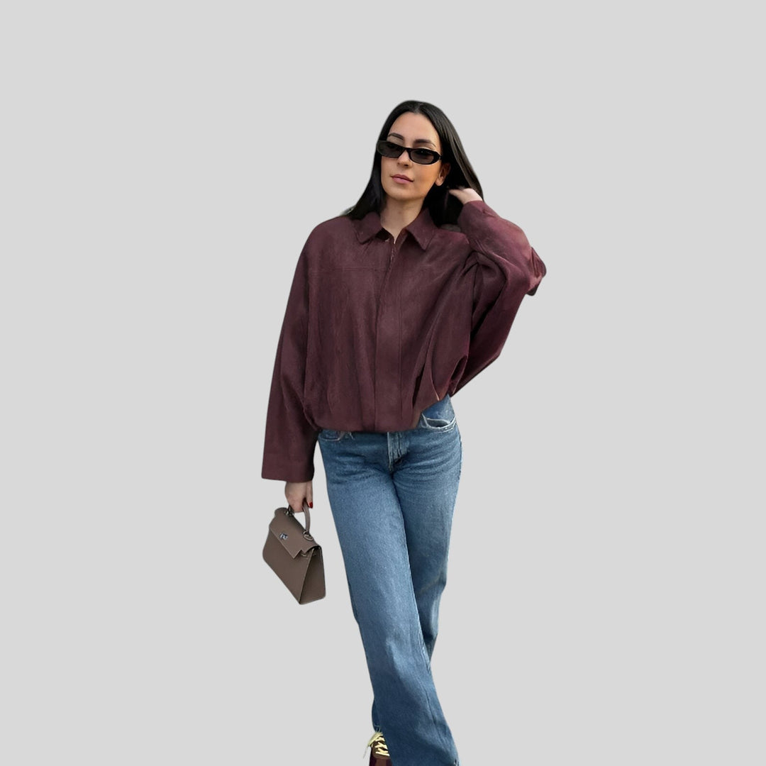 Katya™ - Овърсайз яке от велур