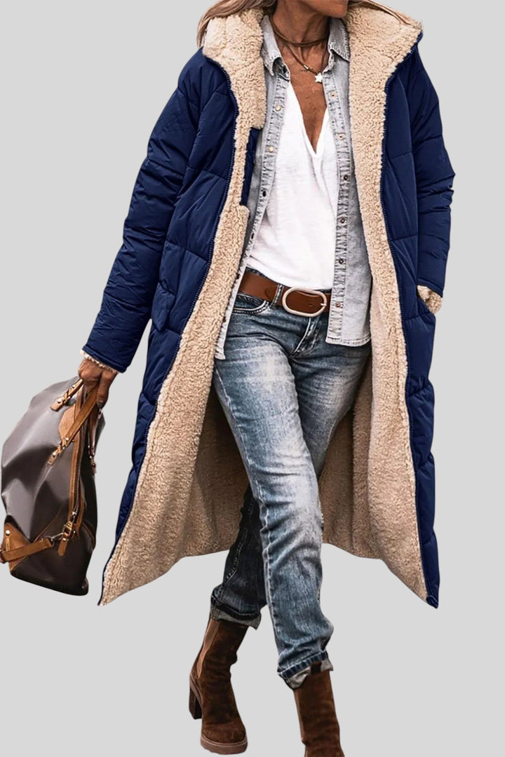 Liliana™ - Топло подплатено яке с качулка