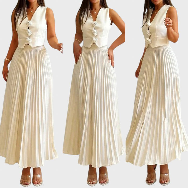 Boryana™ - Елегантен комплект от две части без ръкави