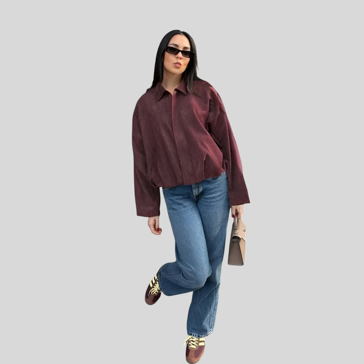 Katya™ - Овърсайз яке от велур