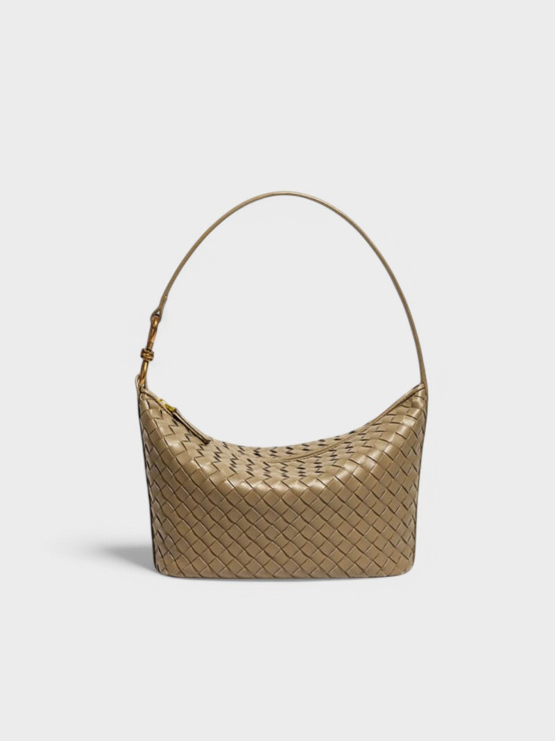 Blagovesta™ - Тъкана кожена чанта през рамо