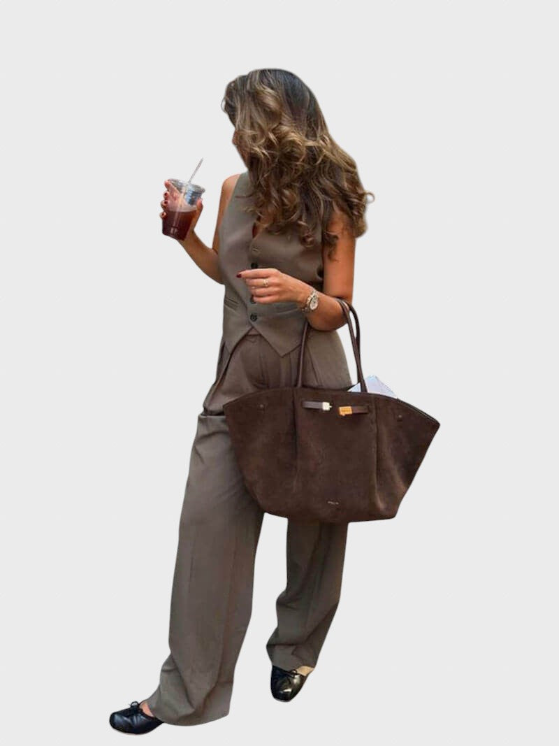 Tanya™ - Велурен куфар