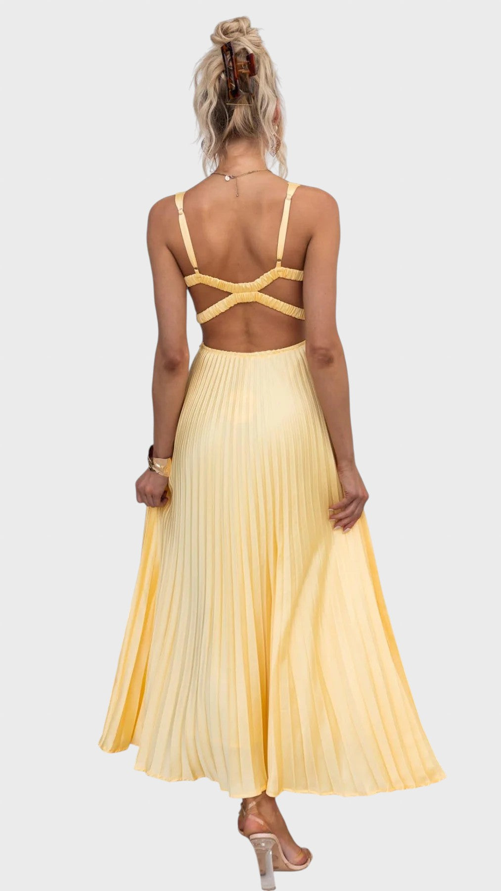 Emiliya™ - Елегантна плисирана рокля