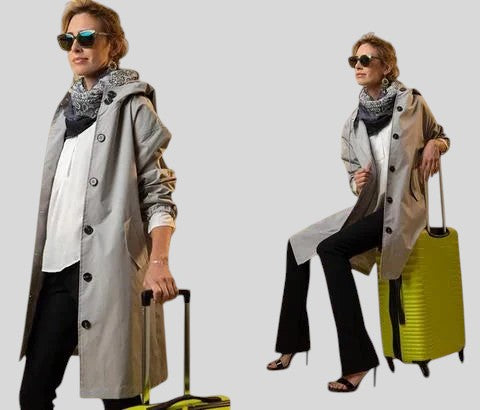 Ivona™ - Дълго дъждобран с голям размер