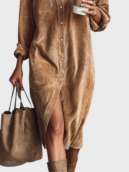 Zlata™ - Модерна рокля със свободна кройка