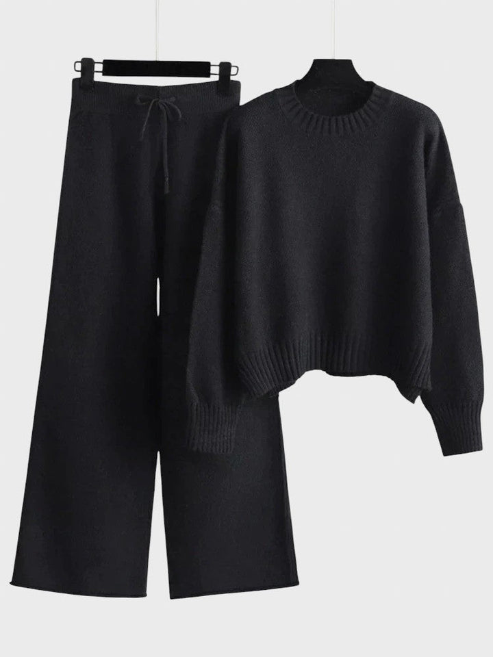 Tereza™ - Елегантен плетен комплект от две части