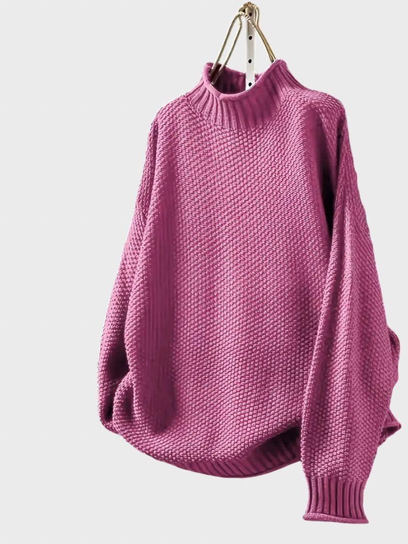 Dragomira™ - Голям пуловер с висока яка