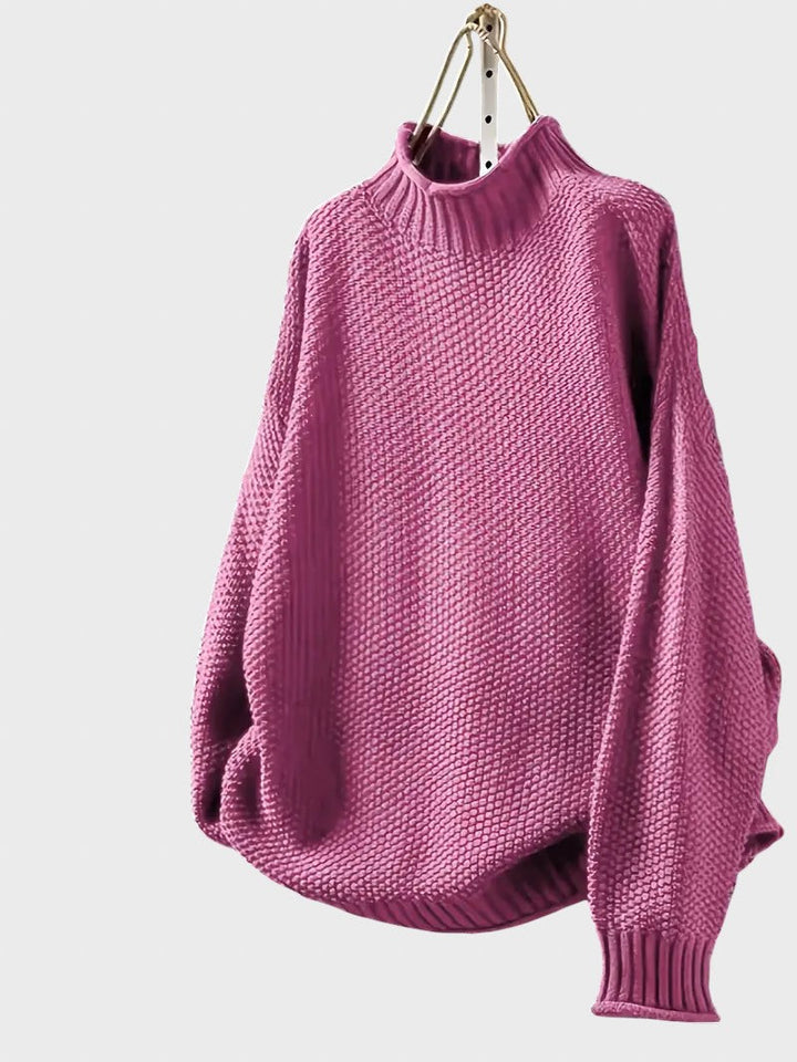 Dragomira™ - Голям пуловер с висока яка