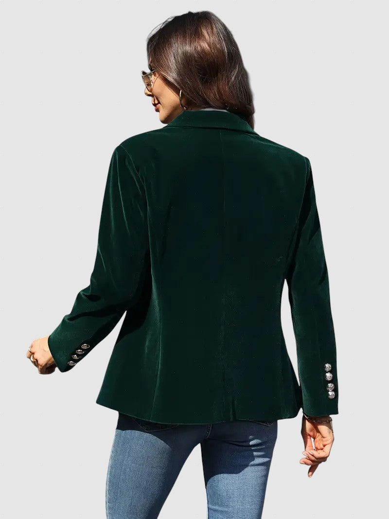 Denitsa™ - Елегантно кадифено палто