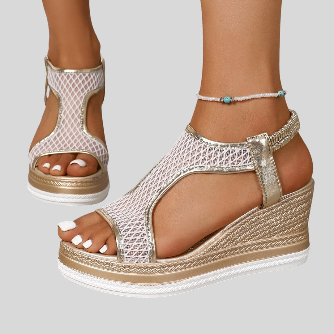 Vili™ - Ортопедични сандали с клиновиден ток