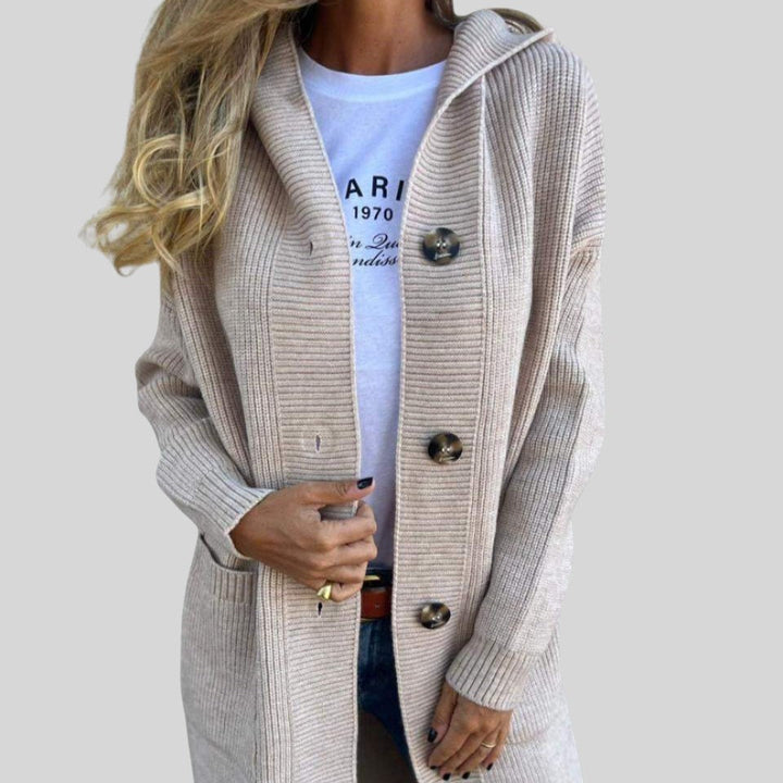 Iveta™- Дълго плетено палто