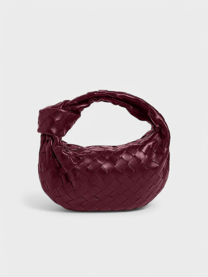 Reni™ - Мини чанта тип „хобо“ с плетен възел