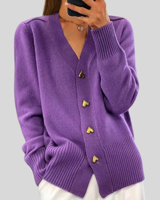 Lenka™ - Жилетка с копчета във формата на сърце